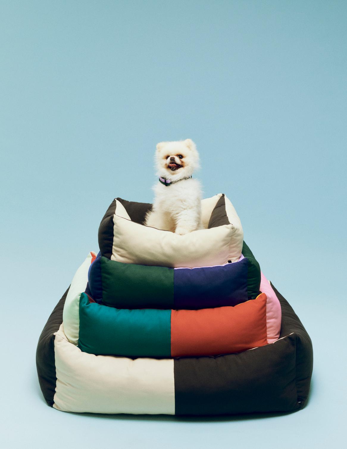 HAY Hundeseng - Sort/Hvid