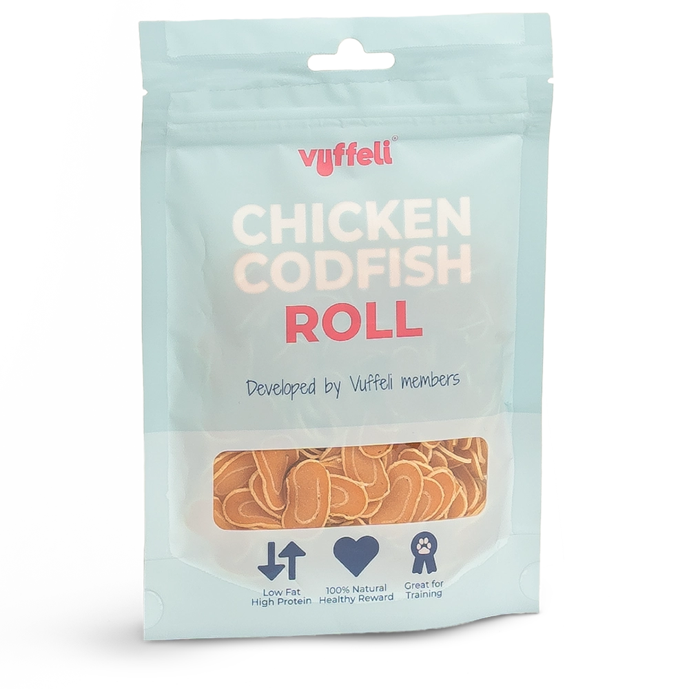 Soft Treats - Chicken Codfish Rolls
